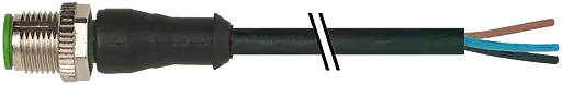 Highlight M12 St. 0° freies Ltg.-ende von Murrelektronik Herstellernummer: 7000-12041-6350020