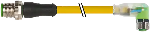 M12 St. 0° / M8 Bu. 90° LED von Murrelektronik Herstellernummer: 7000-40641-0300400 Gratis Versand